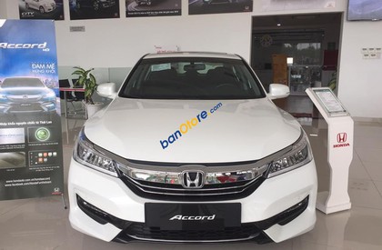 Honda Accord 2.4L 2017 - Bán Honda Accord 2.4L sản xuất năm 2017, màu trắng, nhập khẩu 