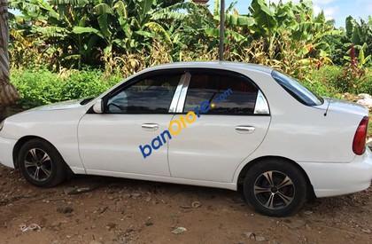 Daewoo Lanos 2002 - Bán ô tô Daewoo Lanos sản xuất 2002, màu trắng, xe nhập  