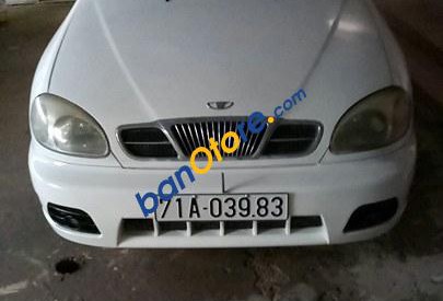 Daewoo Lanos 2002 - Bán xe Daewoo Lanos đời 2002, màu trắng, nhập khẩu 