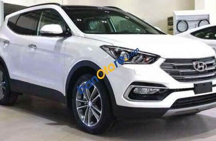 Hyundai Santa Fe 2018 - Cần bán xe Hyundai Santa Fe năm 2018, màu trắng, nhập khẩu nguyên chiếc, giá tốt