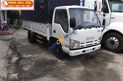 Xe tải 1250kg 2018 - Bán xe tải Isuzu nâng tải 3.5 tấn, thùng bạt 4.3 mét, trả góp lãi suất ngân hàng thấp