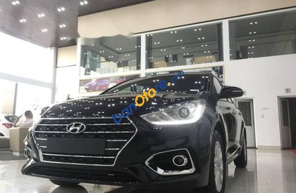 Hyundai Accent   MT 2018 - Cần bán xe Hyundai Accent MT năm 2018, màu đen, nhập khẩu, 469 triệu