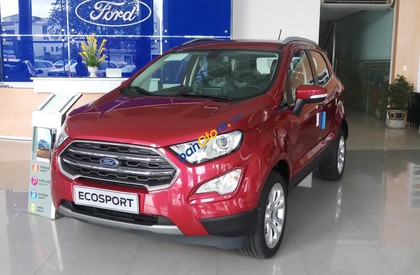 Ford EcoSport Ecoboost 2018 - Cần bán xe Ford EcoSport Ecoboost sản xuất 2018, màu đỏ, 689tr