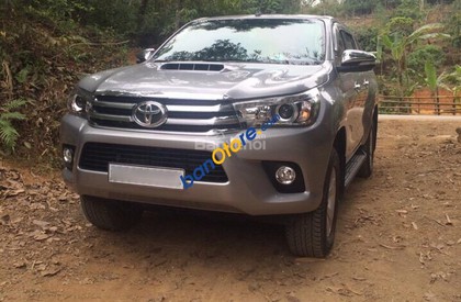 Toyota Hilux G 2015 - Bán ô tô Toyota Hilux G sản xuất 2015, màu bạc, nhập khẩu  