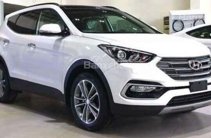 Hyundai Santa Fe 2020 - Bán Hyundai Santa Fe Thanh Hóa rẻ nhất đủ màu, máy xăng, trả góp, chỉ 300tr lấy xe