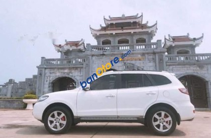 Hyundai Santa Fe  SLX 2009 - Xe Hyundai Santa Fe SLX năm sản xuất 2009, màu trắng 