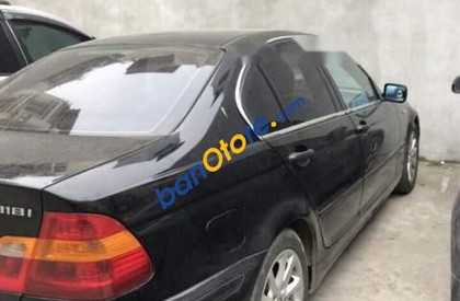 BMW 3 Series  318i 2004 - Cần bán lại xe BMW 3 Series 318i năm 2004, màu đen, xe nhập, giá 190tr