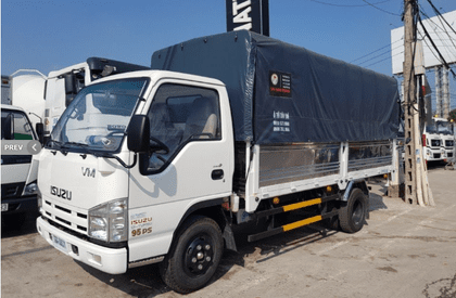 Isuzu 2018 - Bán xe tải Isuzu Vĩnh Phát 3.49 tấn, trả trước 75tr, 3,4T 3.49T, đóng thùng kín thùng bạt