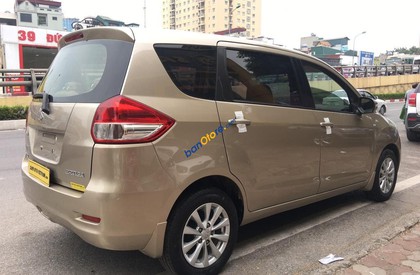 Suzuki Ertiga 2015 - Bán Suzuki Ertiga 1.4AT sản xuất năm 2015, màu ghi vàng, xe nhập