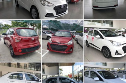 Hyundai i10 1.2 HB base 2019 - Bán xe Hyundai i10 1.2 HB base đời 2019, màu trắng, giá 320tr