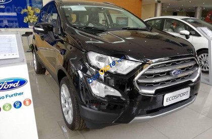 Ford EcoSport Titanium 1.0L  2019 - Bán Ford EcoSport Titanium 1.0L năm 2019, màu đen, giá 615tr