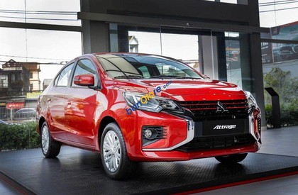 Mitsubishi Attrage 2020 - Cần bán xe Mitsubishi Attrage sản xuất 2020, màu đỏ, xe nhập, 460 triệu