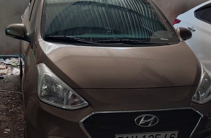 Hyundai Grand i10   2017 - Bán ô tô Hyundai Grand i10 Grand i10 đời 2017, màu nâu, 400tr