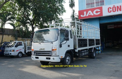 2021 - Bán xe Jac 6T5 thùng dài 6m2, máy Cummins 170HP, đầu vuông