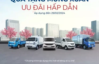 Thaco TOWNER 2024 - ƯU ĐÃI CHO KHÁCH HÀNG MUA XE TRONG DỊP ĐẦU XUÂN NĂM MỚI GIÁP THÌN 2024