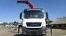 Xe chuyên dùng Xe tải cẩu 2015 - Bán xe tải cẩu Man TGS 33.360 gắn cần cẩu 7 tấn,màu trắng,giá tốt
