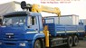 Xe tải Trên 10 tấn 2015 - Bán tải thùng Kamaz có cẩu 5 tấn, tải 12 tấn, 3 chân, 2 cầu sau, nhập khẩu, mới