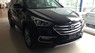 Hyundai Santa Fe 2.2 AT 2016 - Bán xe Hyundai Santa Fe 2.2 AT, màu đen, máy dầu