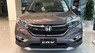 Honda CR V 2.4 AT 2016 - Cần bán Honda CR V 2.4 bản tiêu chuẩn sx 2017, màu titan, giá tốt, ngân hàng hỗ trợ 90%