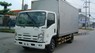Isuzu NQR 2017 - Bán xe tải 4x2 Isuzu NQR75L thùng kín 5m7 có bửng nâng, có xe sẵn