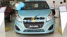 Chevrolet Spark LS 1.2 2017 - Cần bán Chevrolet Spark LS 1.2 năm sản xuất 2017, màu xanh lam