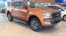 Ford Ranger Wildtrak 3.2 2017 - Bán ô tô Ford Ranger Wildtrak 3.2 2017, màu vàng, nhập khẩu