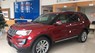 Ford Explorer Limitted 2017 - Giao ngay Ford Explorer 2.3L Ecoboost 2017, màu đỏ, nhập khẩu nguyên chiếc Mỹ, hỗ trợ trả góp 80% trên toàn quốc