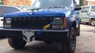 Jeep Cherokee 1992 - Bán ô tô Jeep Cherokee 1992, màu xanh lam, vận hành an toàn