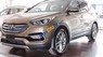 Hyundai Santa Fe 2.4AT 2WD 2017 - Cần bán xe Hyundai Santa Fe 2.4AT 2WD sản xuất 2017, màu vàng