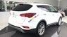 Hyundai Santa Fe 2.4AT -2WD 2017 - Bán Hyundai Santa Fe 2.4AT -2WD sản xuất 2017, màu trắng