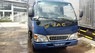 JAC HFC 2017 - Bán xe tải Jac 2.4 tấn thùng mui bạt, đời mới năm 2017, màu xanh lam