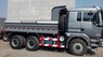 Xe tải Trên10tấn 2017 - Xe Ben Shacman 3 chân 2017 thùng đúc nhập nguyên chiếc 11 khối tải trọng 13 tấn