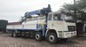Howo 2016 - Bán xe tải Faw gắn cẩu Dongyang 8 tấn, hàng giao ngay