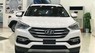 Hyundai Santa Fe 2.4l 2017 - Hyundai Santa Fe trắng, giám sốc 230 triệu chỉ trong tháng 11