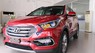 Hyundai Santa Fe   2017 - Cần bán xe Hyundai Santa Fe sản xuất năm 2017, màu đỏ