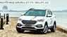 Hyundai Santa Fe 2.4L AT, 2WD 2017 - Bán xe Hyundai Santa Fe 2.4L AT, 2WD năm 2017, màu trắng, nhập khẩu