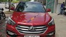 Hyundai Santa Fe 2017 - Cần bán xe Hyundai Santa Fe năm sản xuất 2017, màu đỏ  