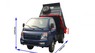 Xe tải 1,5 tấn - dưới 2,5 tấn Daisaki 2T45 2017 - Xe Ben Daisaki 2T45 động cơ Isuzu, hỗ trợ vay 80% giá trị xe
