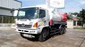 Hino FL 2016 - Cần bán xe chở xăng dầu Hino 15 khối năm 2016, màu trắng, nhập khẩu