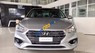 Hyundai Accent   MT Base   2018 - Bán Hyundai Accent MT Base sản xuất năm 2018, màu bạc, 435 triệu