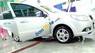 Chevrolet Aveo  LT  2017 - Cần bán lại xe Chevrolet Aveo LT sản xuất năm 2017, màu bạc đẹp như mới, giá chỉ 330 triệu