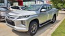 Mitsubishi Triton GLX 4x2 AT 2020 - Cần bán xe Mitsubishi Triton GLX 4x2 AT 2020, màu bạc, nhập khẩu