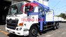 Xe tải 5 tấn - dưới 10 tấn 2017 - Xe tải cẩu Hino 14 tấn gắn cẩu Tadano 3 tấn