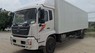 JRD B180 thùng Container 2021 - Bán xe tải Dongfeng thùng Container 7T6. Xe tải Dongfeng thùng kín Containner 7T6 thùng dài 9m7