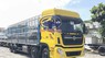 Xe tải Trên 10 tấn 2021 - Bán xe tải DongFeng 4 chân 17T9 nóc cao nhập khẩu mới 2021 
