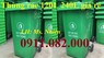 Thùng rác nhựa giá sỉ lẻ- Cung cấp số lượng thùng rác 120l 240l 660l giá rẻ- lh 0911082000